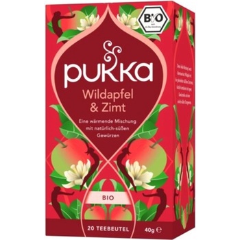 Pukka Herbs Био плодов чай ''Дива ябълка и канела'' - 40 г