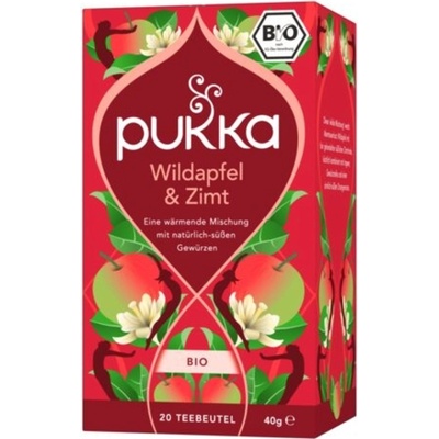 Pukka Herbs Био плодов чай ''Дива ябълка и канела'' - 40 г