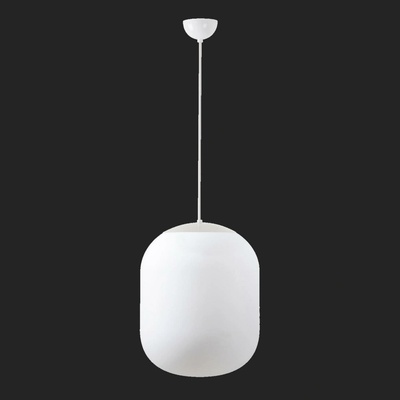 OSMONT TAN66951 TANIA P2 závěsné skleněné svítidlo bílá IP40 4000 K 41W LED nouzové kombinované 3 h