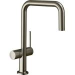 Hansgrohe Кухненски смесител Hansgrohe Talis M54 U 220, едноръкохватков, с матов хром, 1 струя и кран за студена вода (72807800)