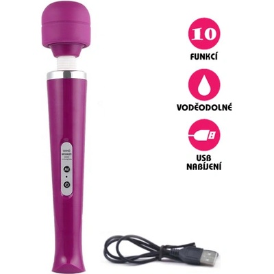 VšeNaSex.cz Masážní USB Wand Massager
