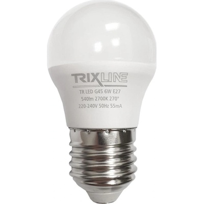 Baterie centrum LED žárovka G45 E27/6W/230V 2700K BC0461