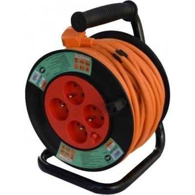 Levior prodlužovací kabel na bubnu 37761 50m 4zásuvky