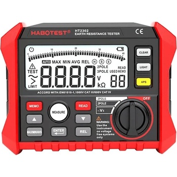 Habotest Цифров тестер за земно съпротивление Habotest HT2302 (HT2302)