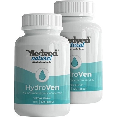 Medveď natural 2x HydroVen 120 kapsúl