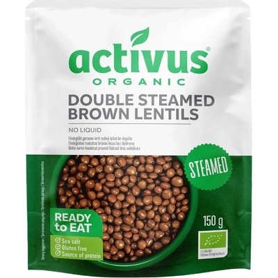 Activus Кафява леща на пара, без саламура, 150 г, БИО