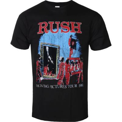 ROCK OFF мъжка тениска Rush - Moving Pictures 1981 Tour - ROCK OFF - RUSHTTRTW01MB