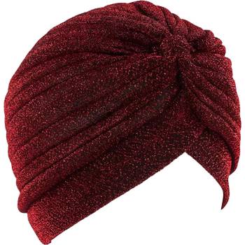 HARAHU Блестяща Турбанова Шапка - Бордо kp6634 (6634)