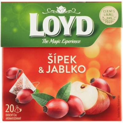 LOYD Ovocný Čaj Šípková Ruža Jablko Kvet Ibišteka 20 Vrecúšok