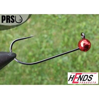 Hends Tungstenová hlava bez protihrotu Metal Red vel.6 0,4g