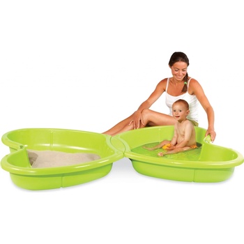Smoby 3101433 set zelené pískoviště Motýl a stůl Piknik