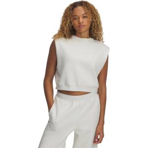 Under Armour Women's 1/4 Zip Fleece - Cream