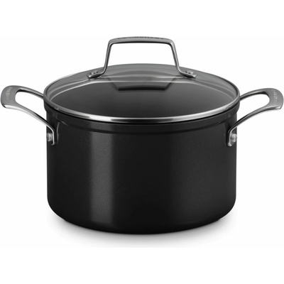 Le Creuset Kastról ESSENTIAL 20 cm, 3,8 l, čierna, hliník