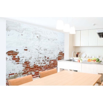 DIMEX ART s. r. o Самозалепваща се флизелинова фототапета мазилка върху тухлена стена 375 x 250 см