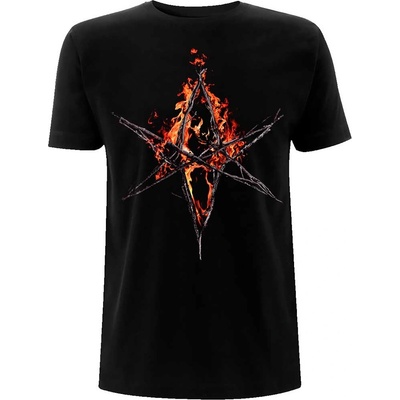 Bring Me The Horizon tričko Flaming Hex čierne