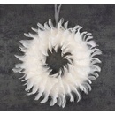 MagicHome Slovakia Trend Veniec páperový biely 35 cm