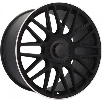 RACING LINE B1766 10x22 5x112 ET45 black half matt