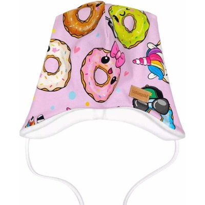 dětská ušanka Party donuts
