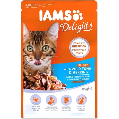 Iams Котка див тон и херинга 85 г