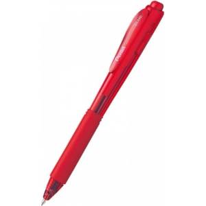 Pentel Автоматична химикалка Pentel Wow BK440, червен цвят на писане, 1.0 mm, червен, цената е за 1бр. (продава се в опаковка от 12бр. ) (OK26835)