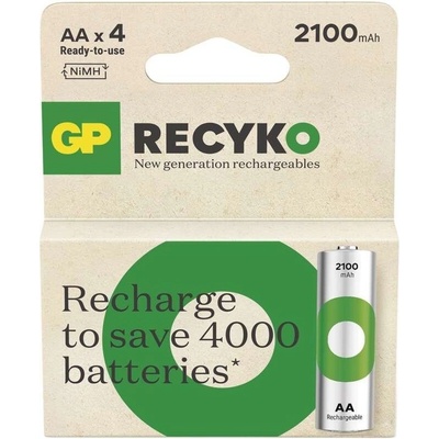 GP ReCyko 2100 AA 4 ks B25214