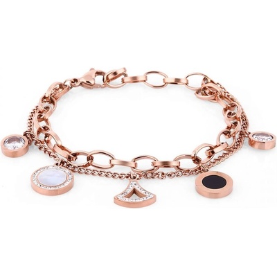 Дамска гривна със седеф и кристали Daniel Klein DKJ. 3.2090. 04 (DKJ.3.2090.04)