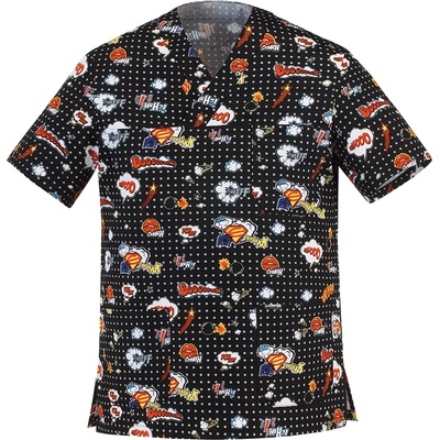 Egochef Цветна туника със забавен принт подходяща за готвачи и медицински специалисти (5500 143a)