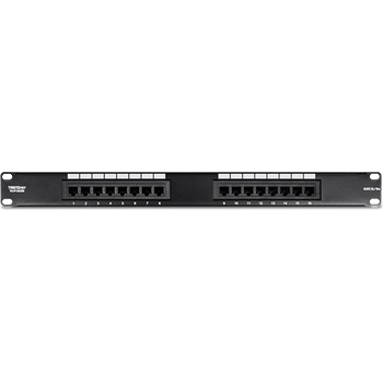TRENDnet Пач панел 16 порта RJ45 UTP 19', Cat5/5e - TRENDnet TC-P16C5E (TC-P16C5E)