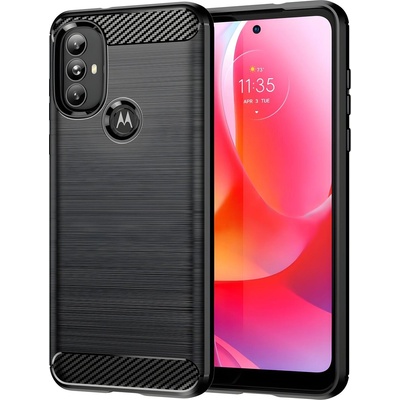 Motorola Carbon Shield TPU калъф за Motorola Moto G Power 2022 - Черен KP24409