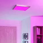 EGLO 901422-LED RGBW Димируем плафон с опушено стъкло FUEVA-Z LED/17, 8W/230V 39x39cm IP44 хром (EG901422)