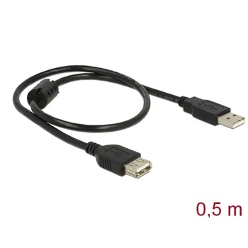 Delock 83401 USB2.0 hosszabító kábel 50cm (Delock 83401) (Delock 83401) (Delock 83401)