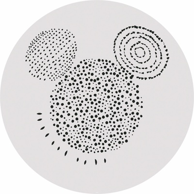 Komar Samolepicí vliesová fototapeta Dot Mickey Stipple Art pr. 125 cm
