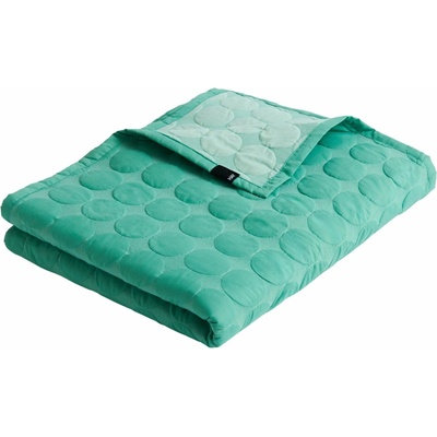 HAY Přehoz na postel Mega Dot Organic , Sea Green, 195 x 245 AE362-D687-AO20