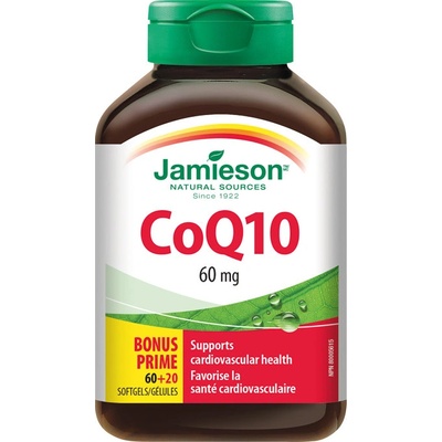 Jamieson Koenzým Q10 60 mg 80 kapsúl