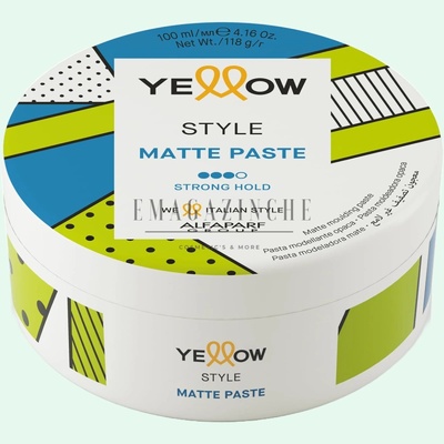 Yellow Professional Alfaparf Milano Alfaparf Матираща паста със силна фиксация 100 мл. Yellow Style Matt Paste Strong Hold (0315045)