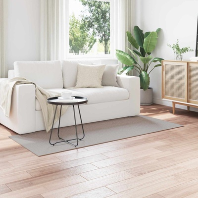 vidaXL Килим за вътрешно помещение LUGO Крем и Тауpe 200 x 80 см (42022701)