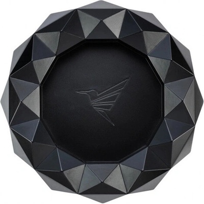 Colibri Quasar Round Ashtray Black luxusný popolník