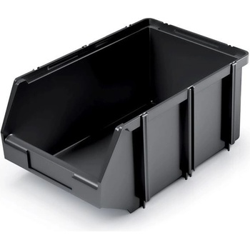 PlasticFuture Plastový úložný box Click Box černý 22,5 cm
