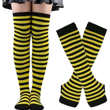 Image 1 of Комплект чорапи и ръкавици в жълто и черно