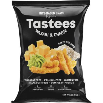 REJ Food Tastees Snack Wasabi a sýr 65 g
