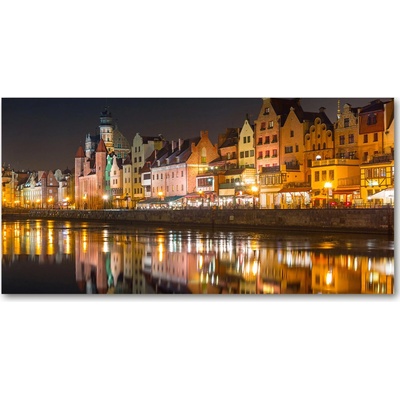 Foto obraz sklo tvrzené Gdaňsk Poľsko 100x50 cm