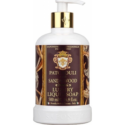 Saponificio Artigianale Fiorentino Patchouli and Sandalwood tekuté mýdlo 500 ml
