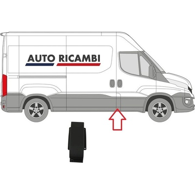 Ochranná lišta Iveco Daily od 2014 pravá, za přední dveře, B-sloupek 5801521540