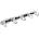 Lanberg Аксесоар Lanberg 19" cable management AK-1203-S brush panel 5 rings- type b 1U, grey (AK-1203-S)
