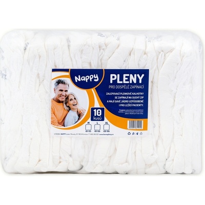 Absorpčné nohavičky Nappy priedušné zapínacie M 80 - 125 cm 10 ks