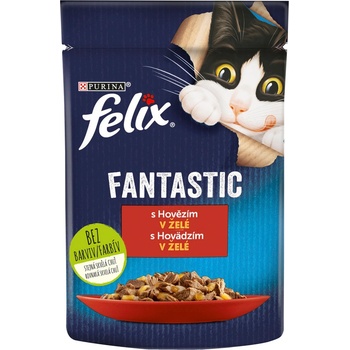Felix Fantastic hovädzie v želé 26 x 85 g
