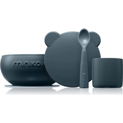 Minikoioi Set na stolování BLW I Velvet Rose 3 ks