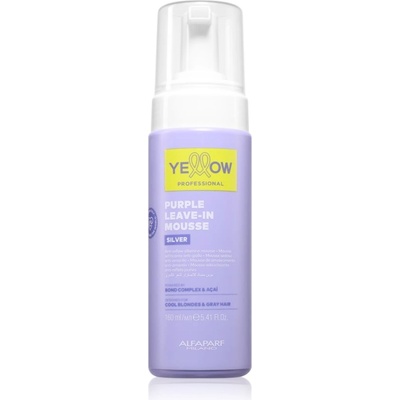Yellow Silver Purple Leave-In Mousse пяна за коса неутрализиращ жълтеникавите оттенъци 160ml