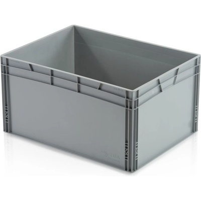 TBA Plastové obaly s.r.o. Plastová Euro přepravka 800 x 600 x 420 mm, plný úchyt