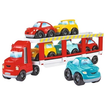 Ecoiffier Abrick Транспортьор + 6 коли